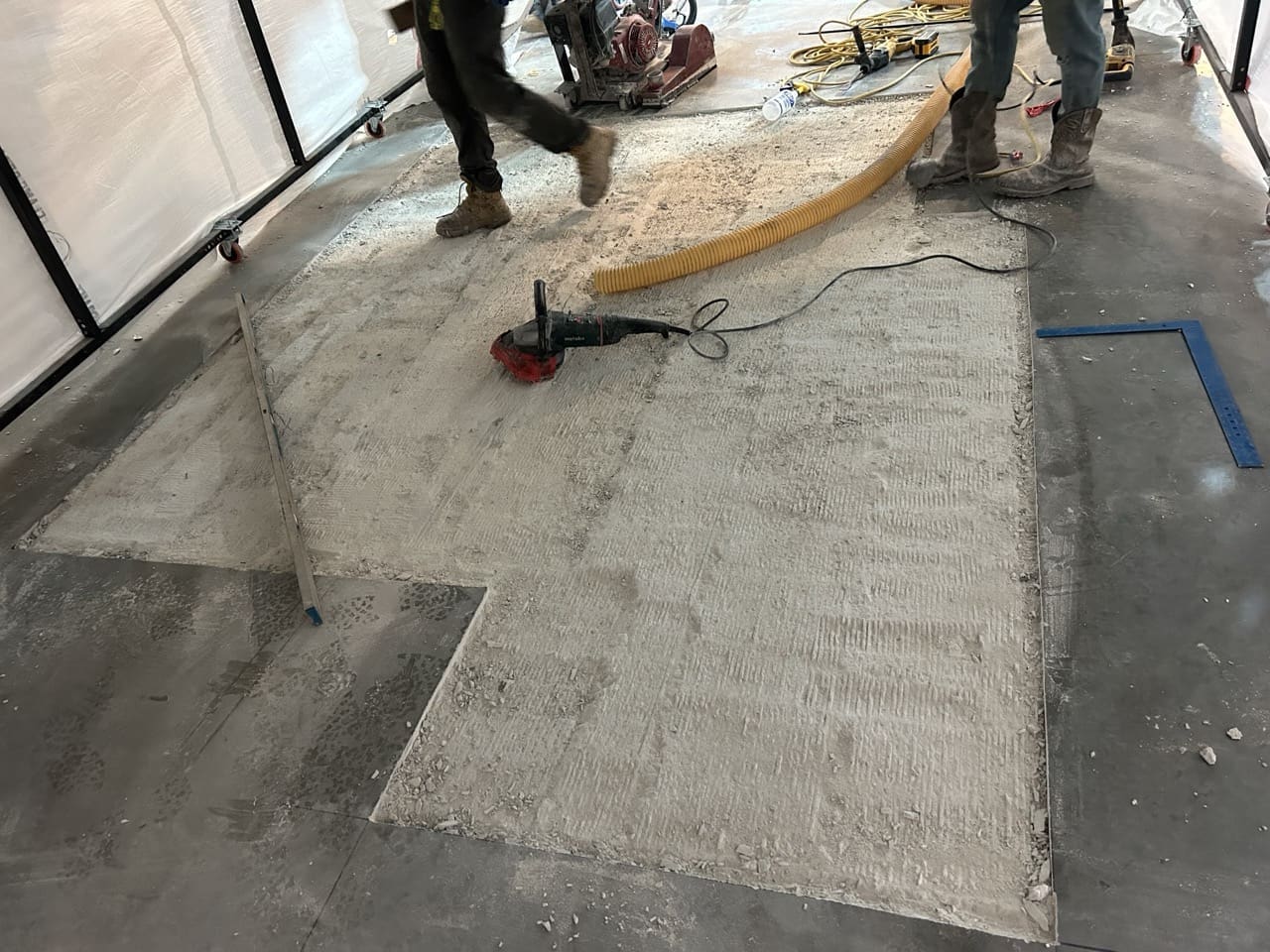 Armor HArd Repair, Warehouse floor restoration, Automated Warehouse floor repair