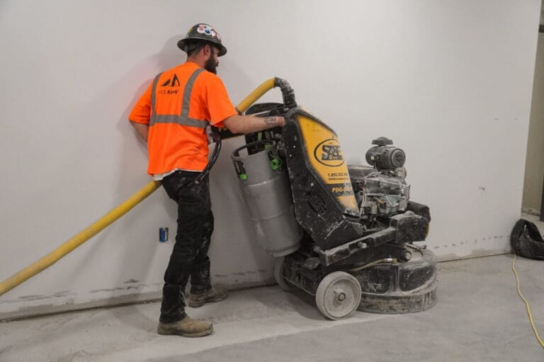 concrete grinding process