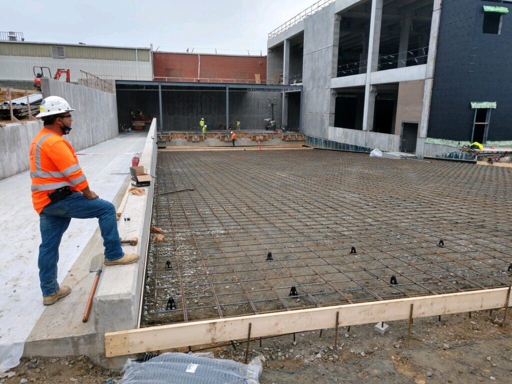 concrete pavement project