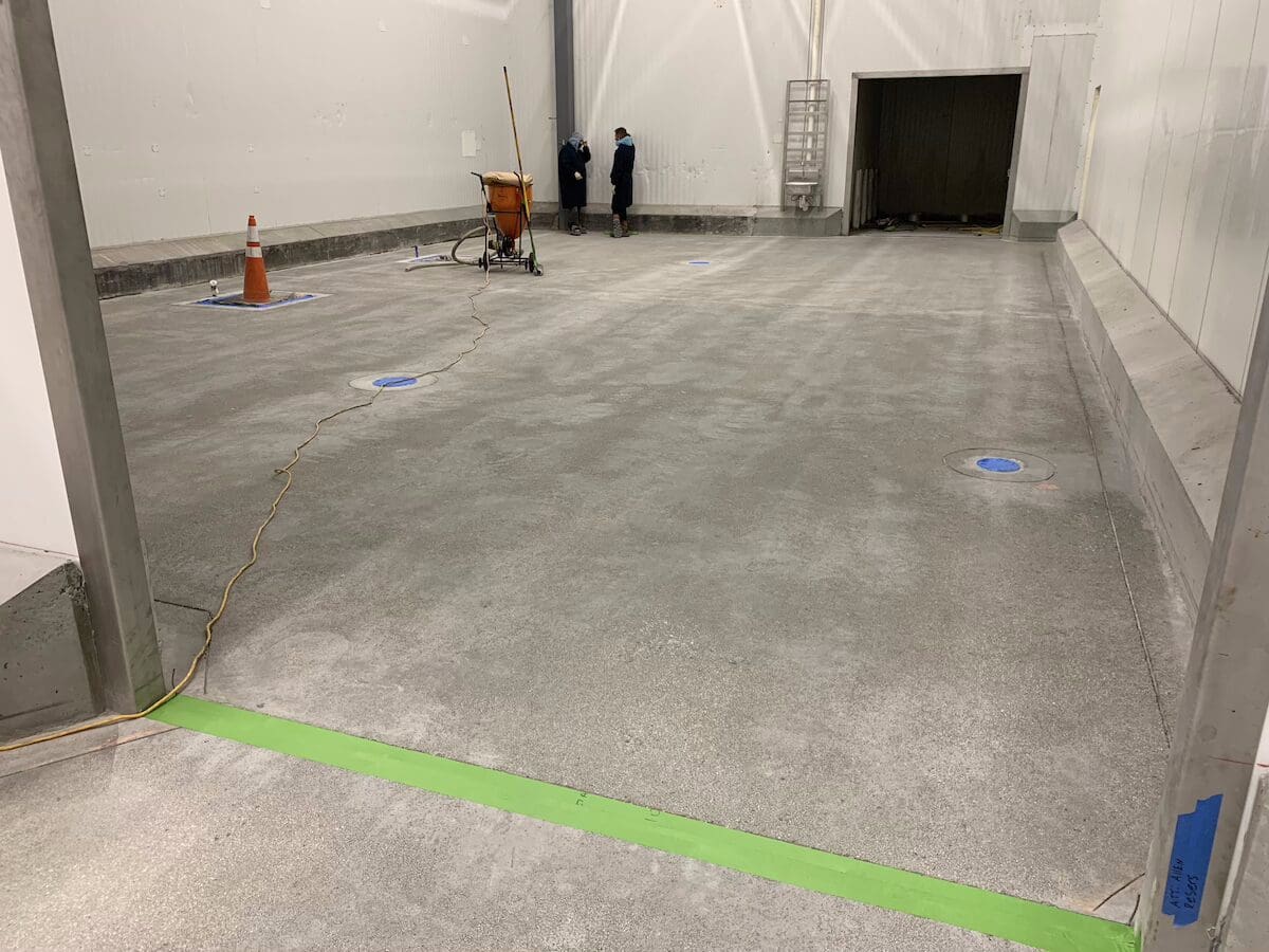 Before image of Resinous Urethane Flooring system