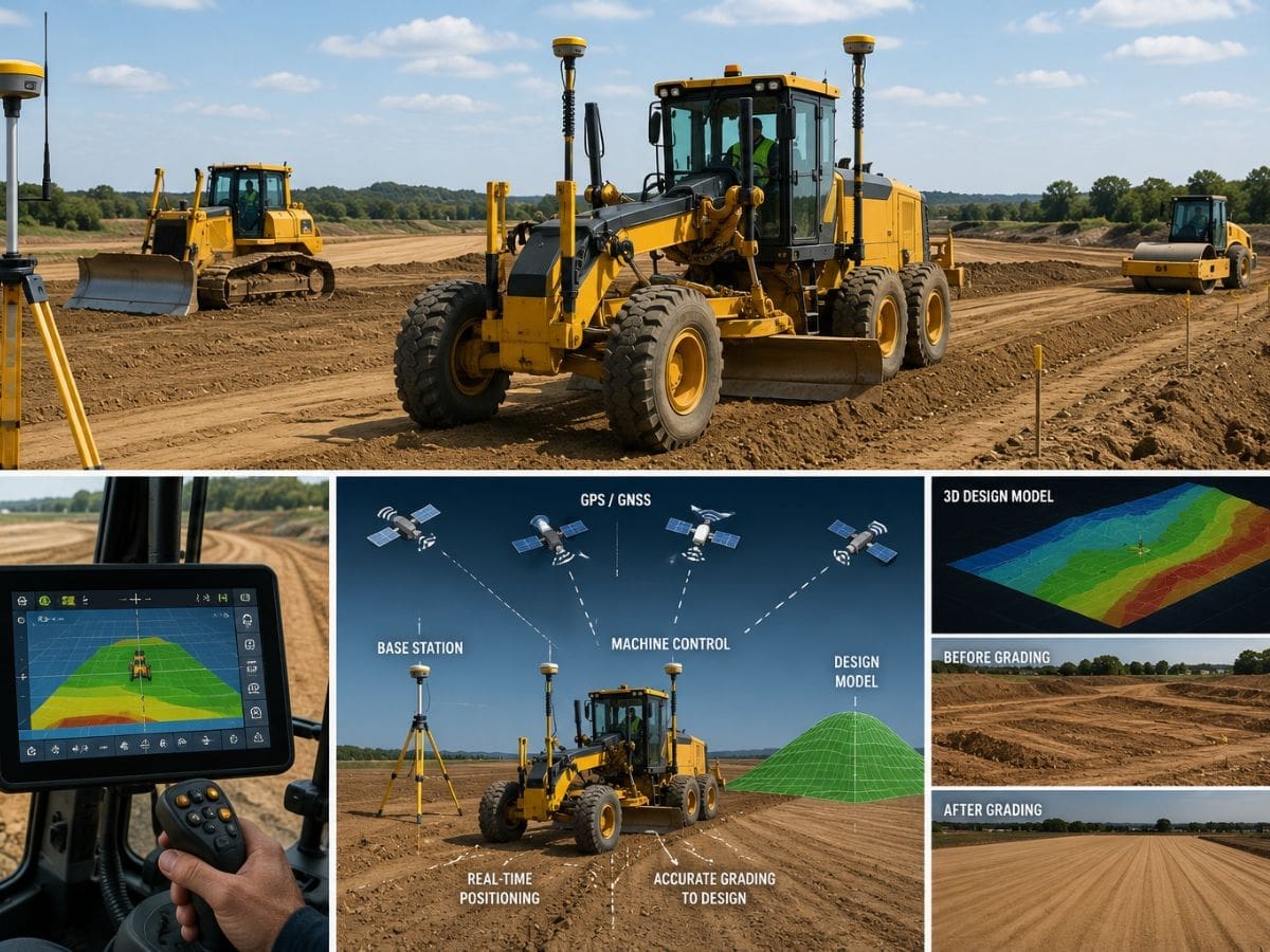 The Importance of GPS Machine Control in Modern Grading Projects - Ace ...